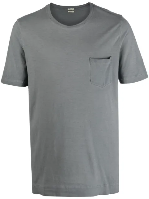 Massimo Alba chest patch-pocket detail T-shirt Grey PANARJ0019