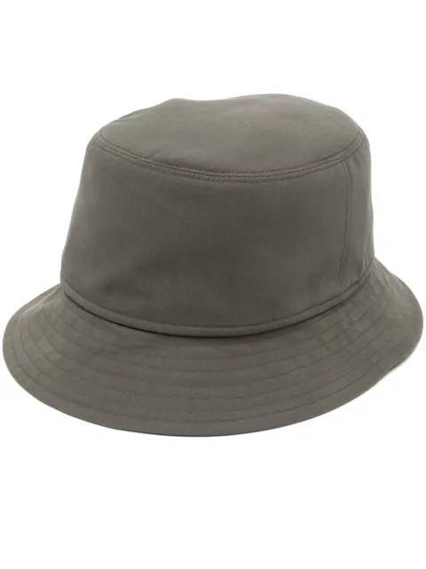 Borsalino logo-tag bucket hat Green B32089AA0019