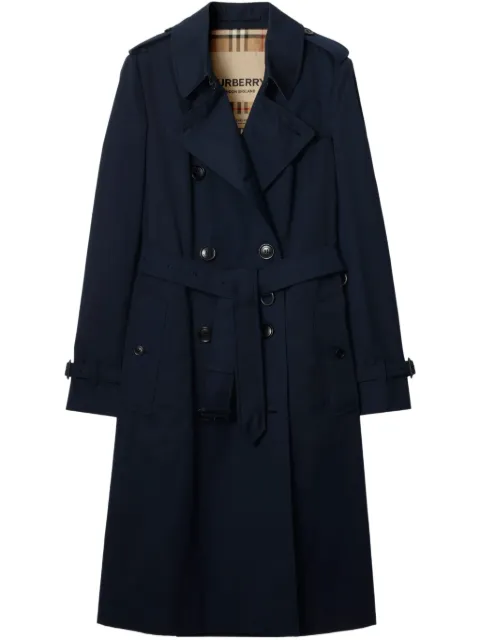 Burberry Chelsea Heritage double-breasted trench coat Blue 8059269