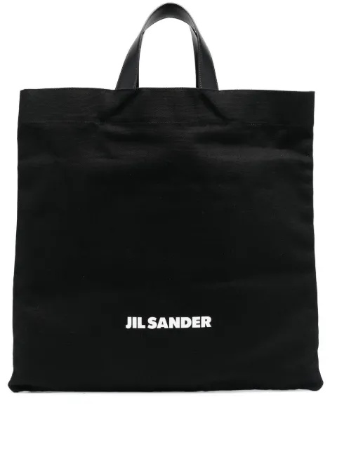 Jil Sander logo-print tote bag Black J07WC0008P4863