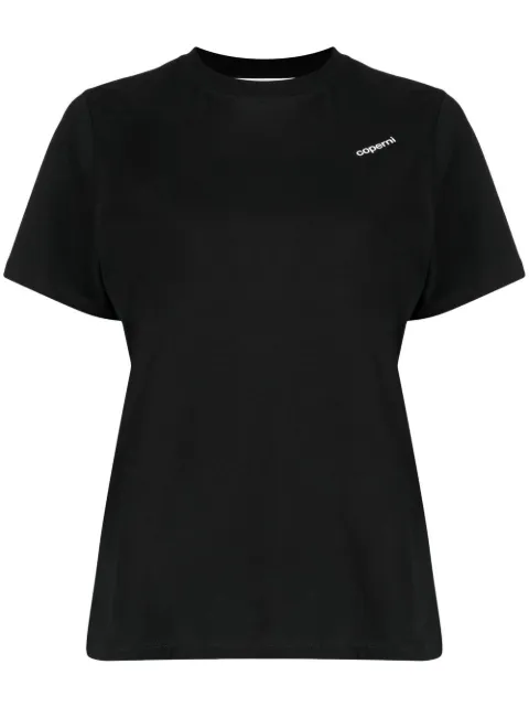 Coperni logo-print short-sleeve T-shirt Black COPJS03501