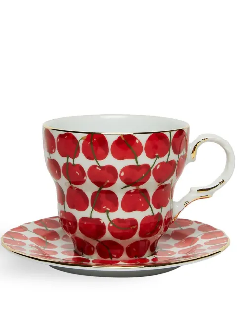 La DoubleJ Big Mama cup and saucer Red DIS0066CER001CHY0005