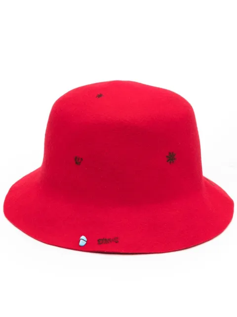 Super Duper Hats Freya narrow bucket bag Red FREYA