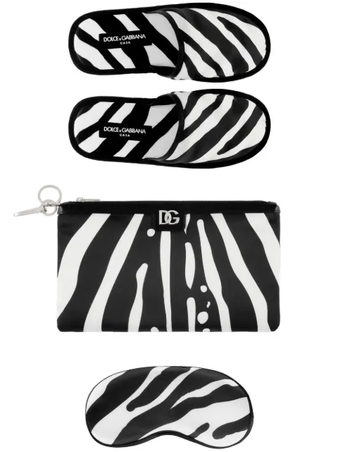 Dolce & Gabbana Comfort Kit travel pouch set Black TCK003TCAAO