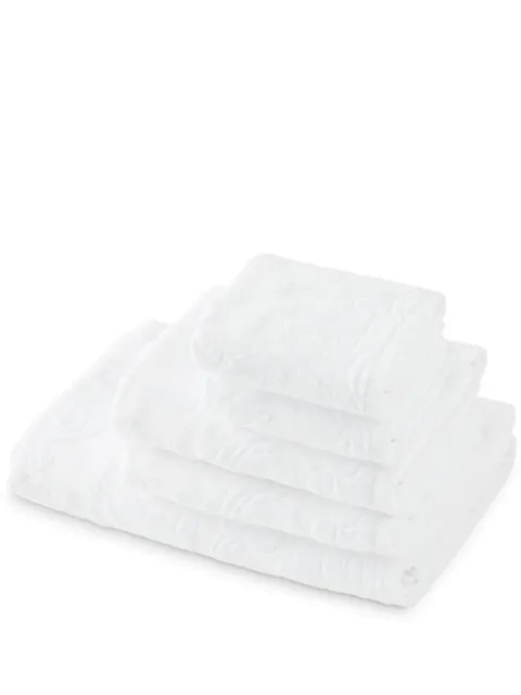 Dolce & Gabbana terry cotton towels (set of five) White TCFS01TCAGB