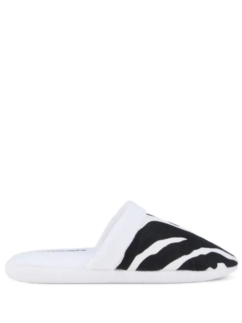 Dolce & Gabbana cotton terry slippers White TCF001TCAGX