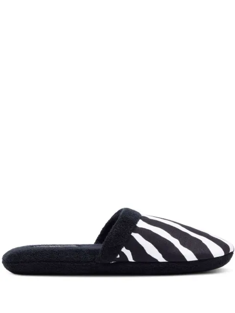 Dolce & Gabbana cotton terry slippers Black TCF001TCAGX