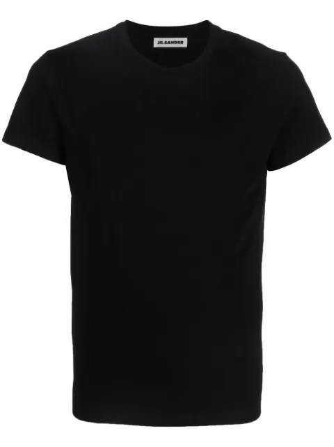 Jil Sander short-sleeve cotton T-shirt Black J21GC0002J45084