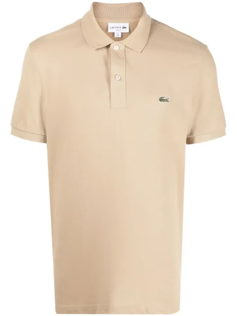 Lacoste appliqué-logo short-sleeve polo shirt Neutrals PH4012