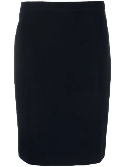 CHANEL Pre-Owned 1990s pencil skirt Blue CHA450CL