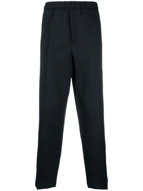 Jil Sander cropped tailored trousers Blue J21KA0012J70001