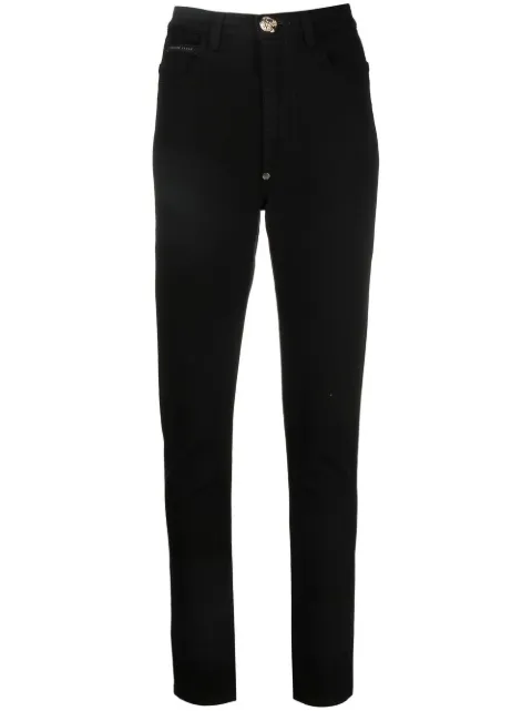 Philipp Plein high-rise super-skinny jeans Black FABCWDT2116PDE004N