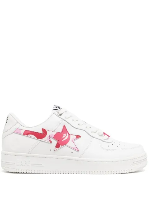 A BATHING APE® Bape Sta low-top leather sneakers White 1I70191005