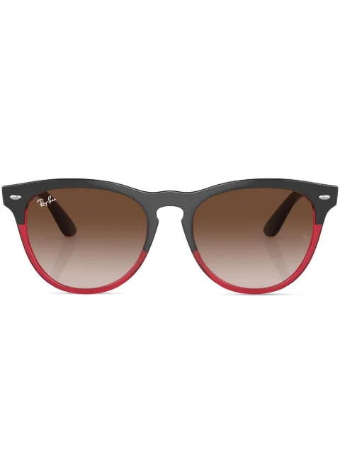 Ray-Ban Iris round-frame sunglasses Grey RB4471663113
