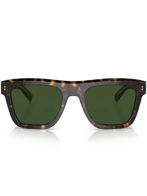 Dolce & Gabbana Eyewear tortoiseshell-effect sunglasses Green DG442050271