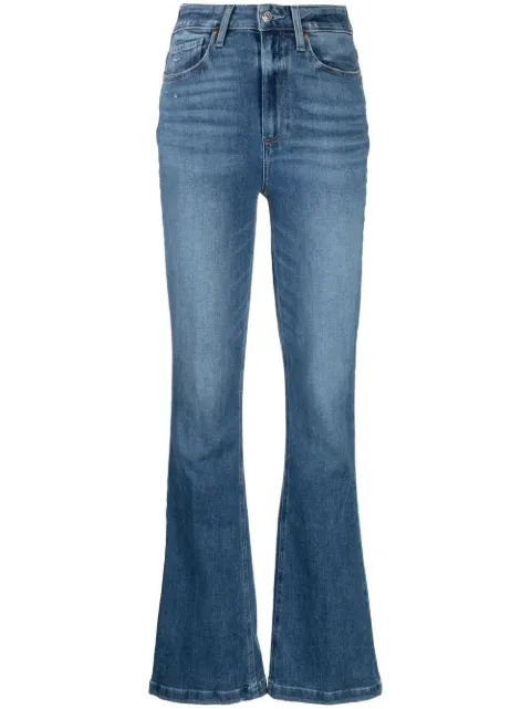 PAIGE flared mid-rise jeans Blue 7601F72