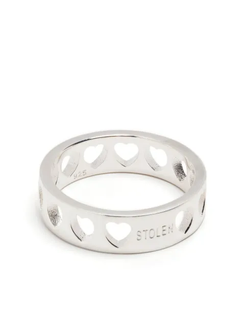 Stolen Girlfriends Club Heartless Band sterling-silver ring Silver jwl19107