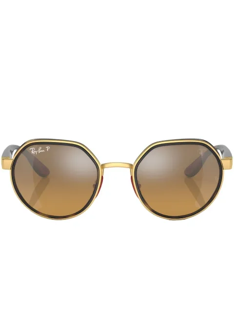Ray-Ban geometric-frame sunglasses Gold RB3703MF076A2