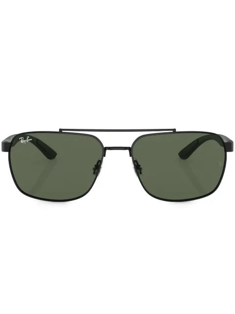 Ray-Ban pilot-frame sunglasses Black RB370100271