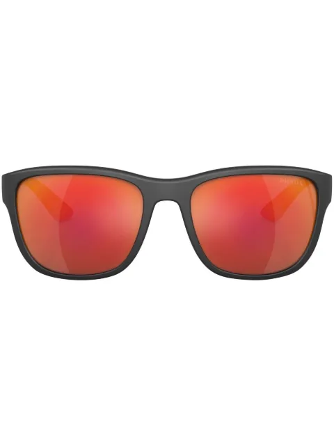 Prada Linea Rossa Active logo-print sunglasses Black SPS01U1BO04U