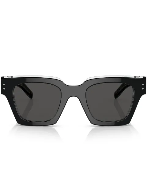 Dolce & Gabbana Eyewear logo-arm detail sunglasses Black 0DG4413