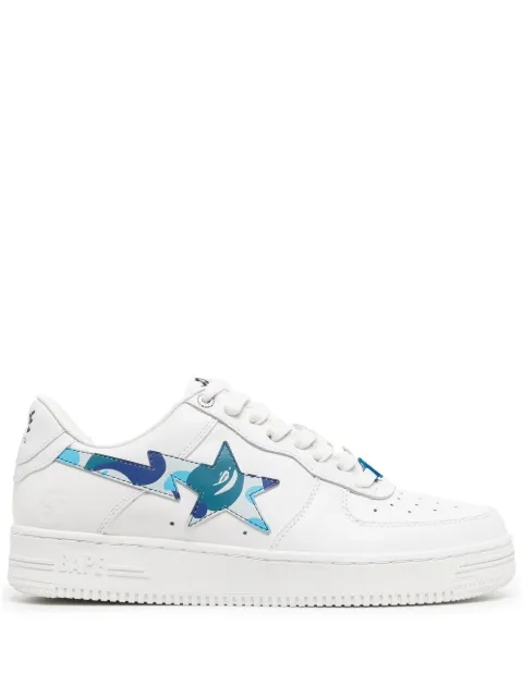 A BATHING APE® Bape Sta low-top leather sneakers White 1I70191005