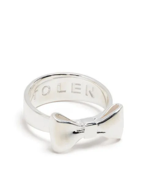 Stolen Girlfriends Club Bow sterling-silver ring Silver JWL1013