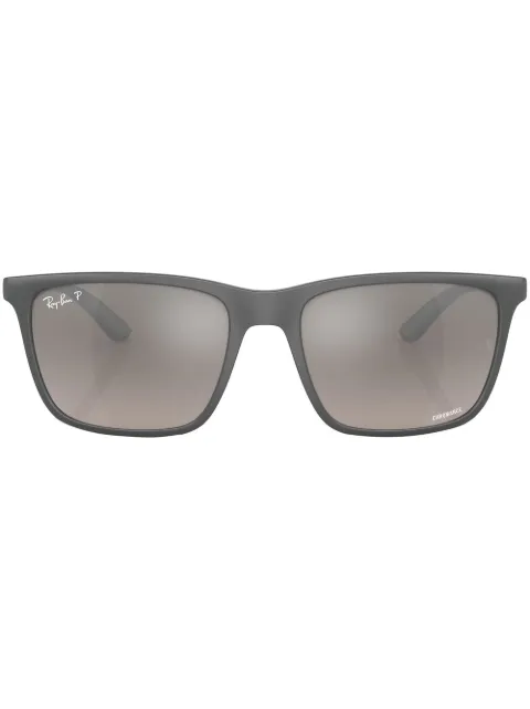 Ray-Ban rectangle-frame sunglasses Grey RB438560175J