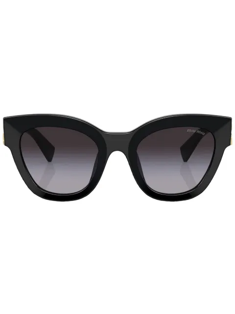 Miu Miu Eyewear cat-eye gradient-lens sunglasses Black MU01YS1AB5D1
