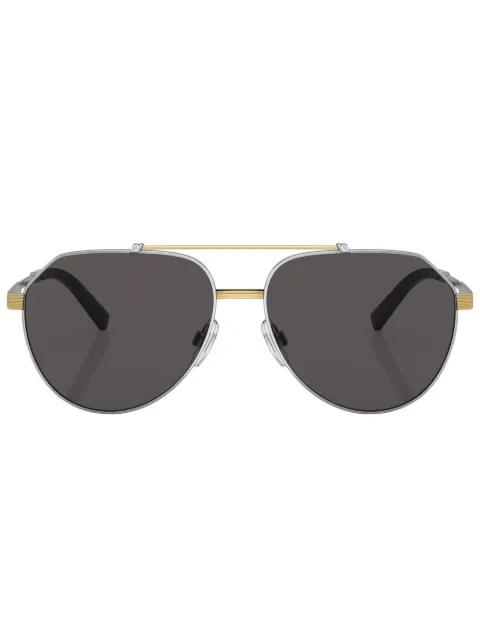 Dolce & Gabbana Eyewear pilot-frame sunglasses Silver DG2288131387