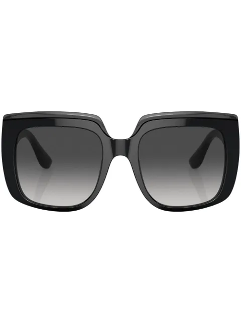 Dolce & Gabbana Eyewear square-frame oversized sunglasses Black DG44145018G