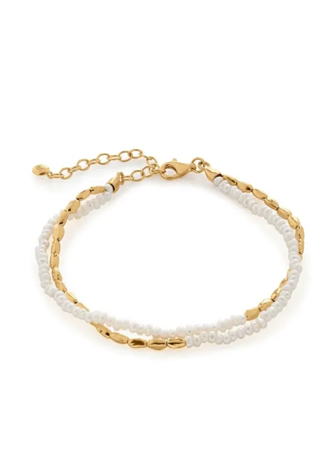 Monica Vinader beaded-strand bracelet Gold GPBLBEANPRL