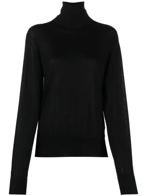 Jil Sander roll-neck long-sleeve jumper Black J01GP0002J14501