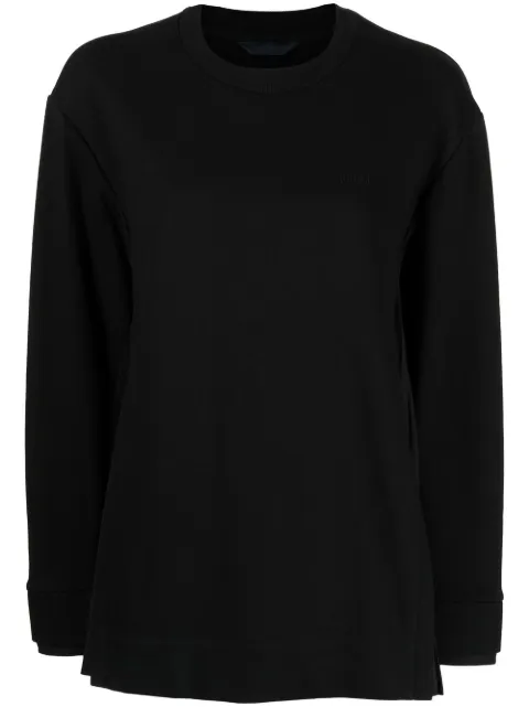 Juun.J crew-neck knitted jumper Black JW0941W005