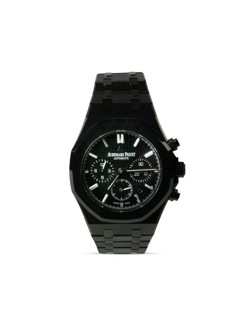 MAD Paris customised pre-owned Royal Oak Chronograph 39mm Black AP