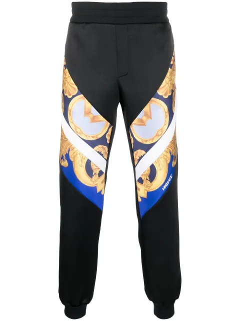 Versace Barocco 660 track pants Black 10086181A06205
