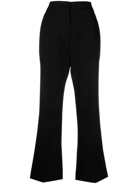 Jil Sander high-waisted cropped trousers Black J04KA0006J40021