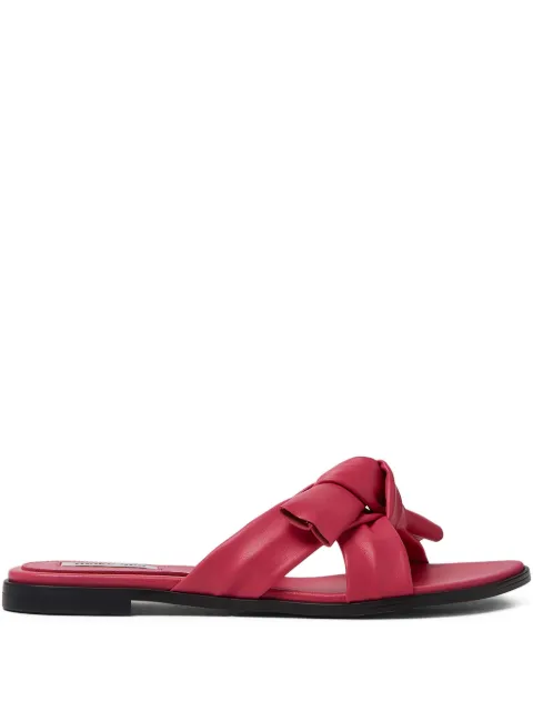 Reike Nen knot-detail slides Pink RN3SH017