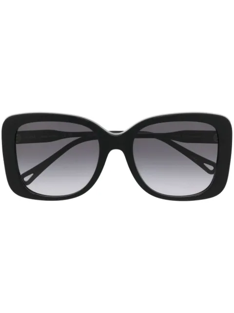 Chloé Eyewear oversized square-frame sunglasses Black CH0125S