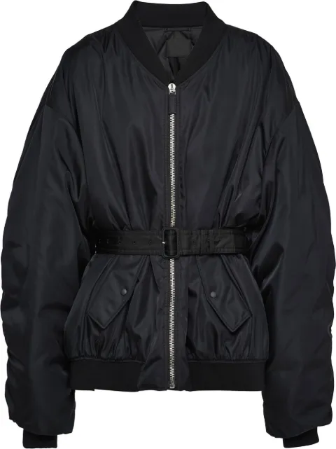 Prada zip-fastening bomber jacket Black SGX093S2221WQ8