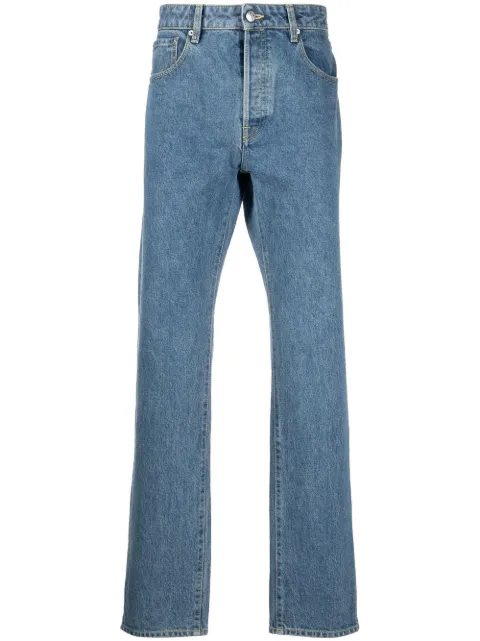 Kenzo mid-rise straight-leg jeans Blue FC65DP1019FI