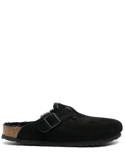 Birkenstock Boston shearling slippers Black 259883