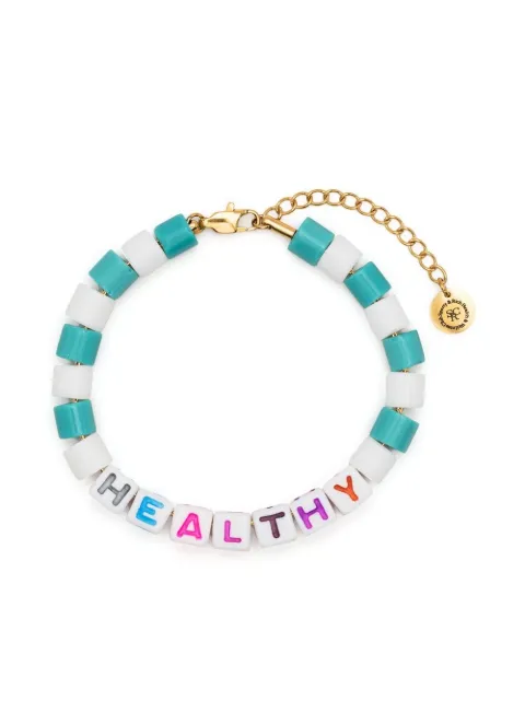 Sporty & Rich Healthy beaded bracelet White AC476PE