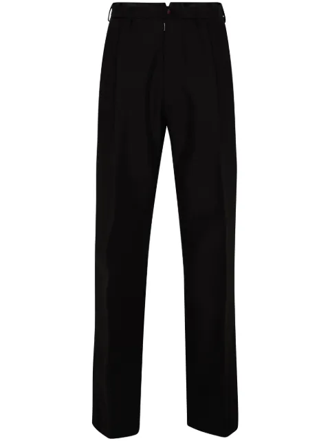 Maison Margiela satin-stripes tailored trousers Black SI1KA0005S49892