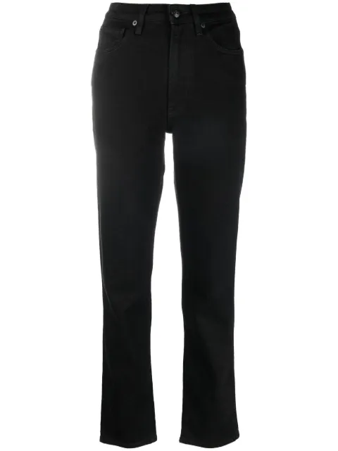 3x1 high-waist tapered jeans Black W31017DC0966