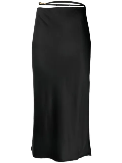 Jacquemus La Jupe Notte midi skirt Black 241SK0091000