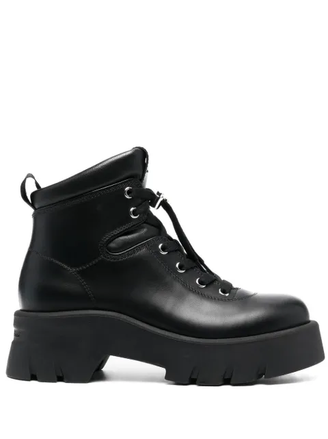 Gianvito Rossi Vancouver lace-up ankle boots Black G7318820GOMFXY