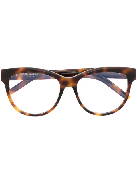 Saint Laurent Eyewear tortoiseshell cat-eye glasses Brown SLM108