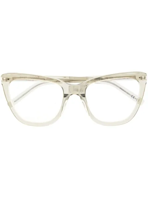 Saint Laurent Eyewear clear-lens glasses Green SL548SLIMOPT