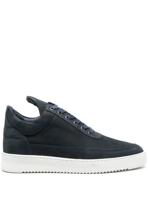 Filling Pieces low-top suede sneakers Blue 25122842001